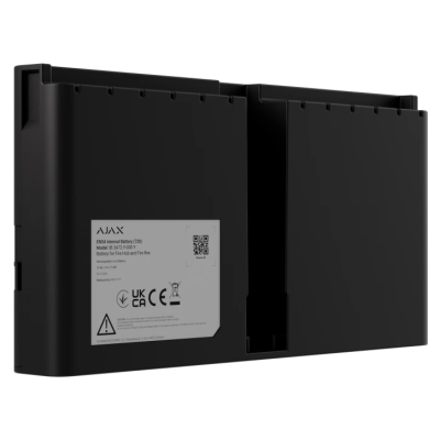 Li-ion батарея Ajax EN54 Internal Battery (72h), що перезаряджається, для EN54 Fire Hub і EN54 Fire ReX, Black