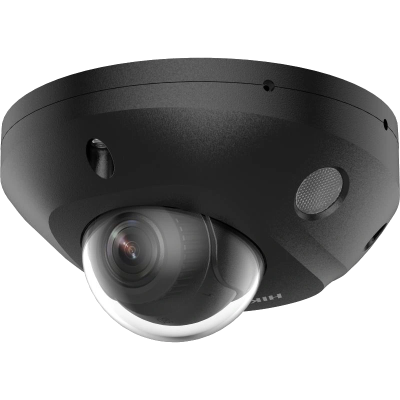 4Мп Smart Hybrid Light купольна відеокамера з мікрофоном Hikvision DS-2CD2543G2-LIS2U Black (2.8 мм)