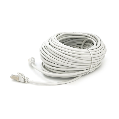 Патч-корд литий MERLION, FTP, RJ45, Cat.5e, 30m, сірий, CU, Q200