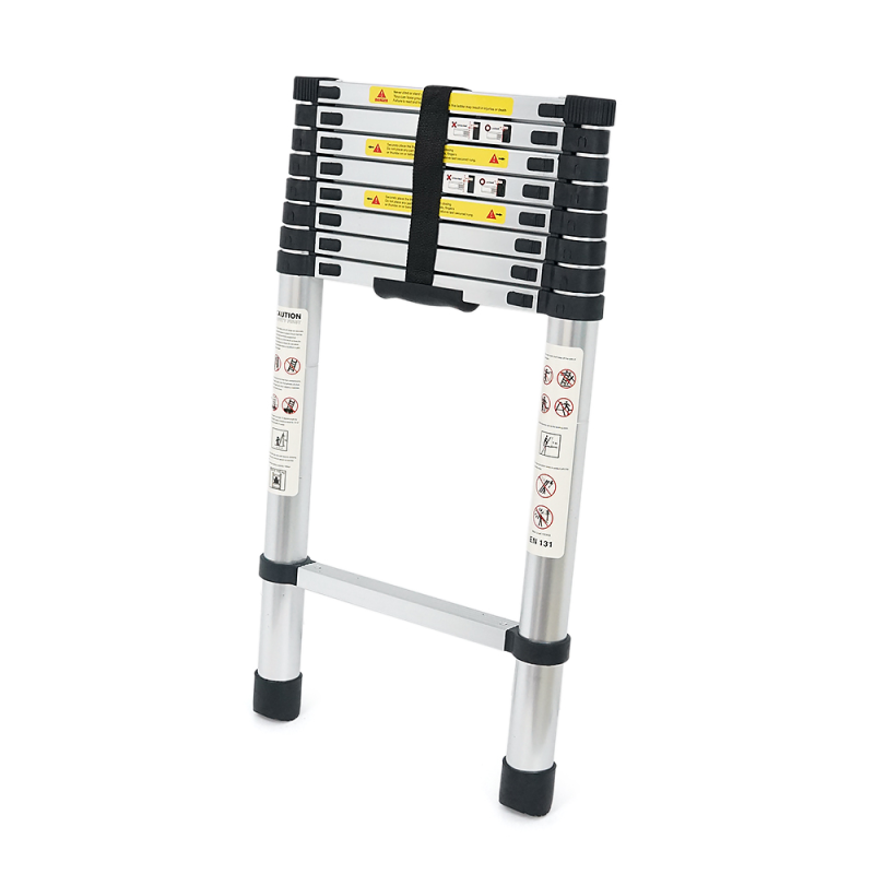 Сходи телескопічні 3,4м, алюмінієвий сплав, до 150кг, ширина 48см, вага 7,2кг, Box