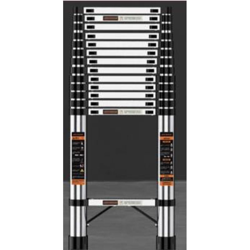 Сходи телескопічні 3.1м, нержавіюча сталь, до 150кг, ширина 46см, вага 7.15кг, Box