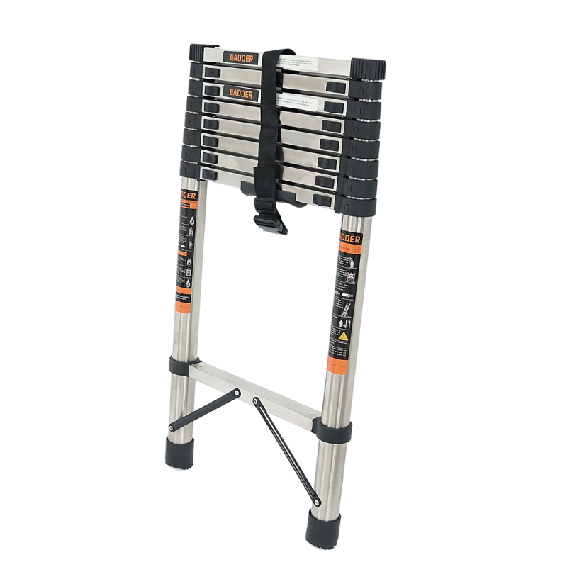 Сходи телескопічні 3.5м, нержавіюча сталь, до 150кг, ширина 46см, вага 8.3кг, Box