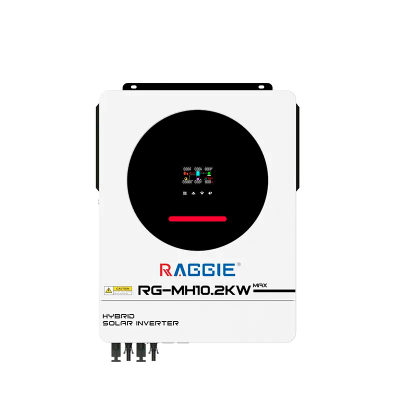 Гібридний інвертор RAGGIE RG-MH10.2KW, 10.2кВт, однофазний, 48V, струм заряду 0-160A, 170-280V, MPPT (160А, 90-450 Vdc)