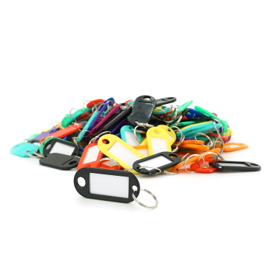 Номерна бірка NumberTag для ключів MiX кольорів, 48*22мм, упаковка 200шт