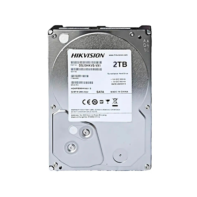 Жорсткий диск Hikvision DS20HKVS-VX1, 2ТБ, 3.5", 5400 оборотів, 140x25x100 мм