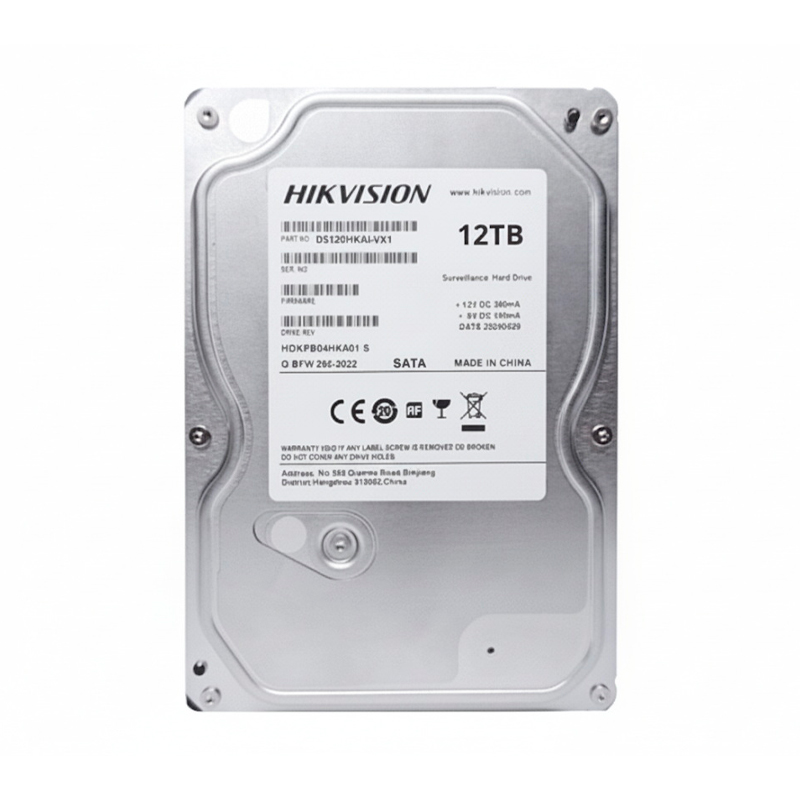 Жорсткий диск Hikvision DS120HKAI-VX1, 12ТБ, 3.5", 7200 оборотів, 140x25x100 мм