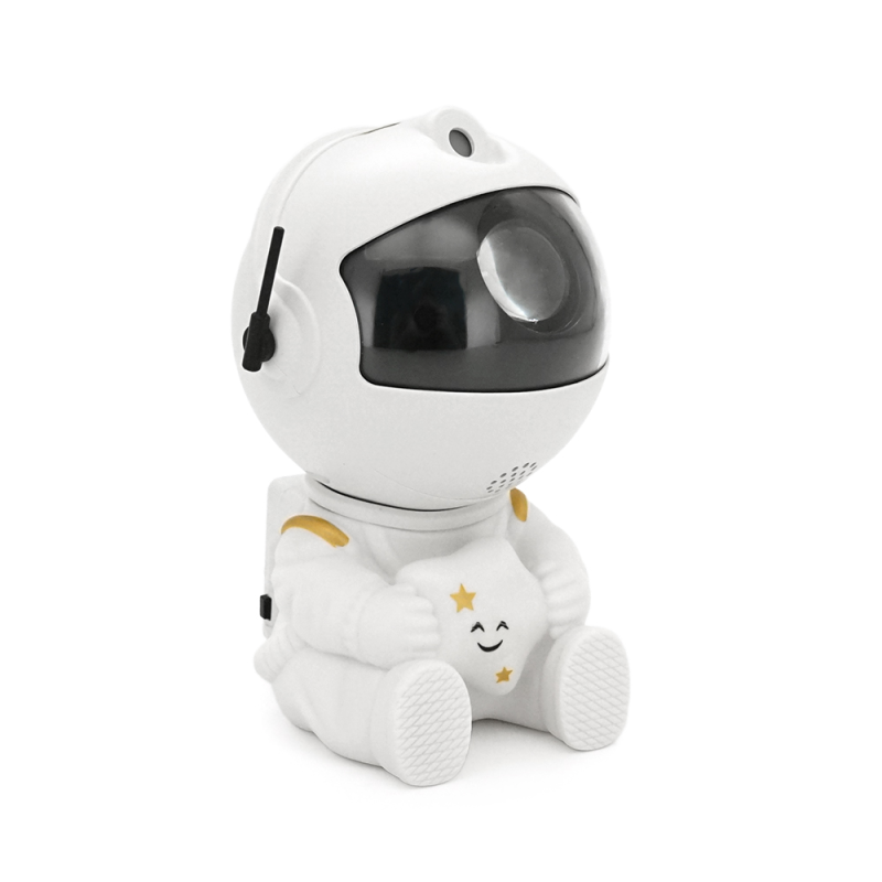 Ночник-проектор YT43587 Астронавт+ Bluetooth колонка, пульт, кабель USB, White, Box