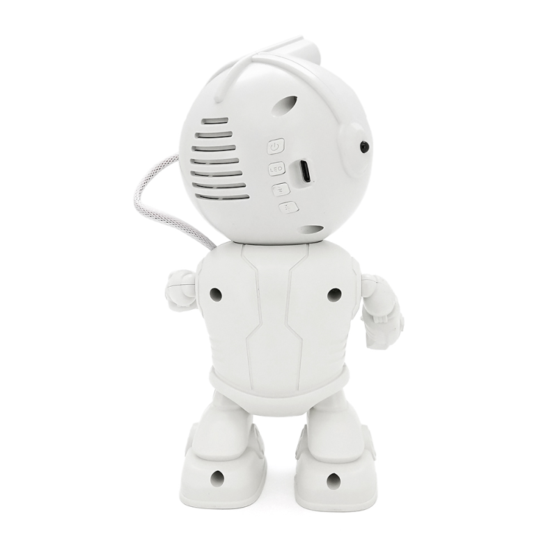 Ночник-проектор YT737 Астронавт+ Bluetooth колонка, пульт, кабель USB, White, Box