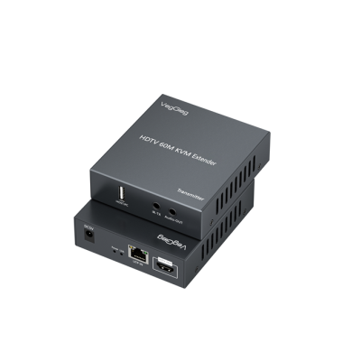 Активний VEGGIEG V-HD010 KVM HDMI 2*1 спліттер 60m, HDMI 1080P, USB & Audio Support, Grey, Box