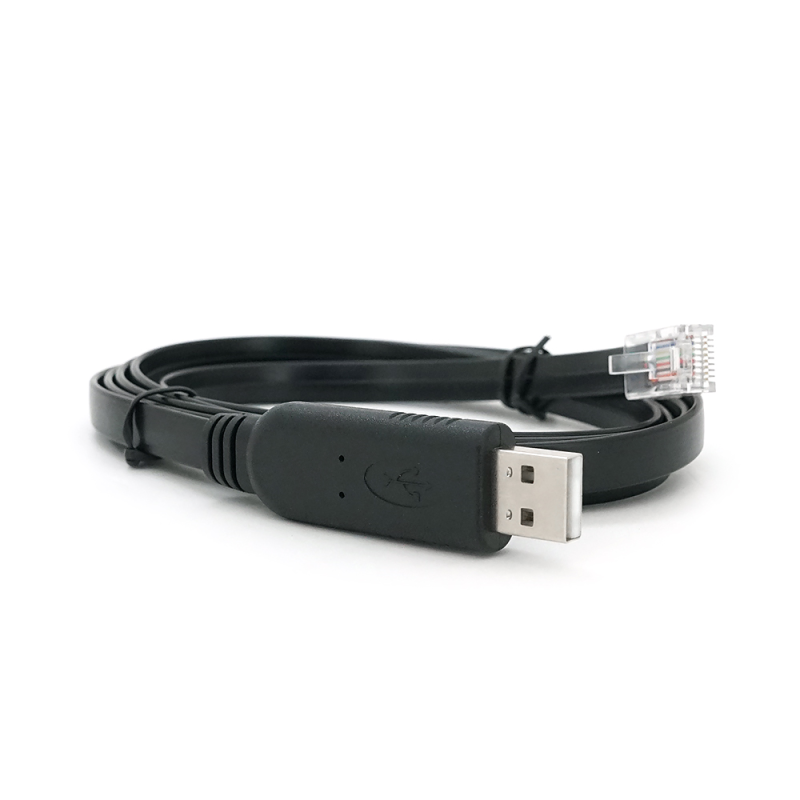 Кабель VEGGIEG V-U403, USB/RJ45, FTDI-TF 232 Chipset, консольний, Black, довжина 1.5м, Box