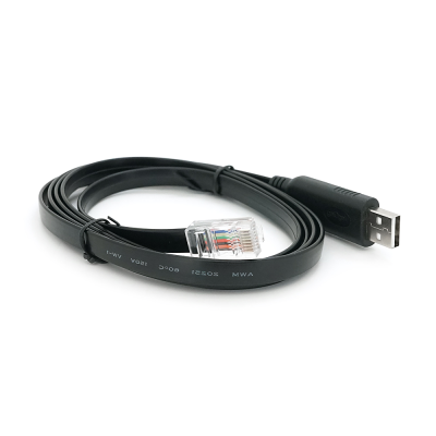 Кабель VEGGIEG V-U403, USB/RJ45, FTDI-TF 232 Chipset, консольний, Black, довжина 1.5м, Box