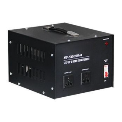 Перетворювач напруги трансформаторний універсальний ST-5000VA Input 220 V/Output 110V, Input 220 V/Output 110V+