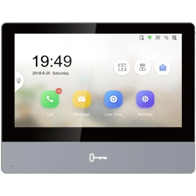 7" IP WiFi відеодомофон з пам'яттю Hikvision DS-KH8350-WTE1