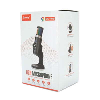 Професійний студійний мікрофон Jmary MC-PW9, живлення від USB, Box