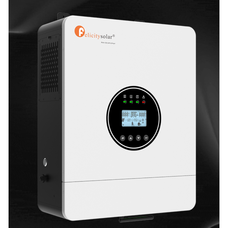 Гібридний інвертор Felicity IVEM6048 6KVA 48V  RS485 MPPT(90V-450V) 230Vac 120A(Parallel)