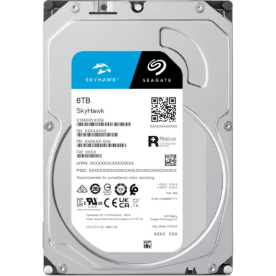 Жорсткий диск 3.5" ST6000VX009, 6 ТБ, SATA III, 5400 об, 100*25*145 мм