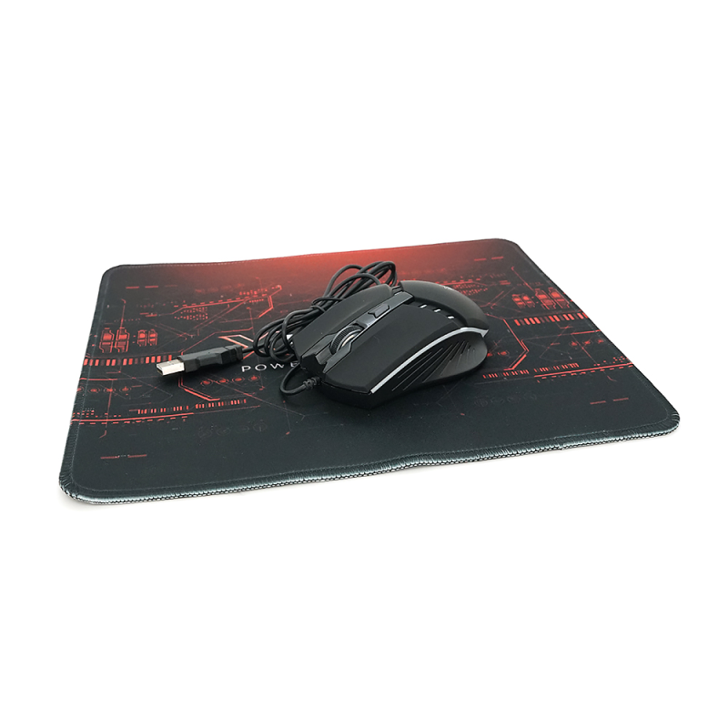 Набір 4 в 1 XSTRIKE XS-2030, Навушники+ клавіатура+ мишка+ килимок, Black, Box