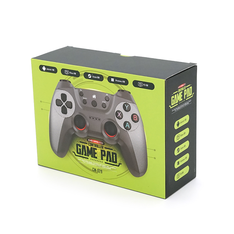 Геймпад Brazzers BR-029 бездротовий для PC X360/P3/Android/TVBOX, Black, Box