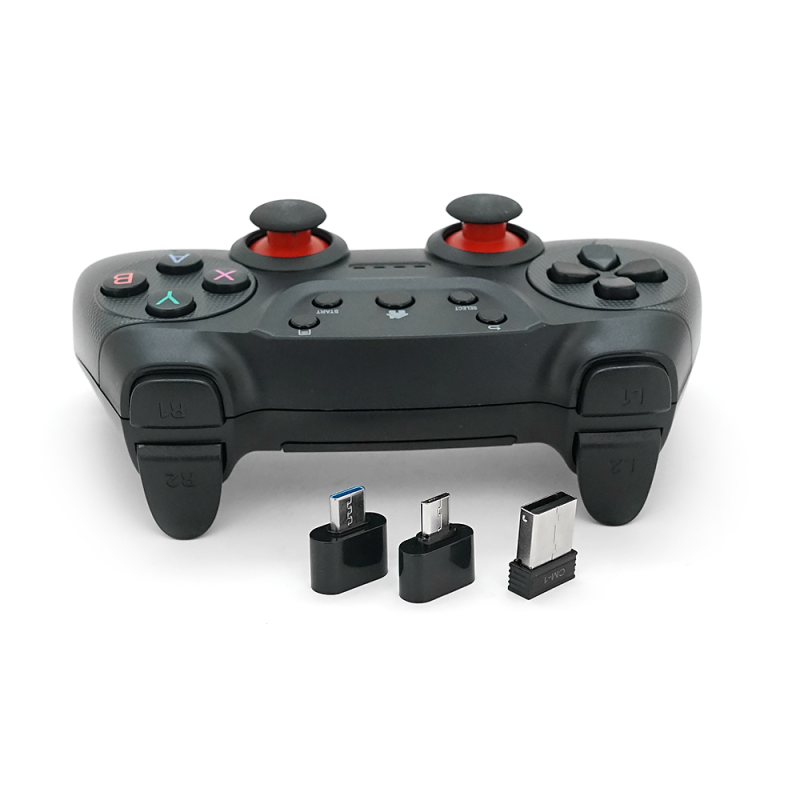 Геймпад Brazzers BR-029 бездротовий для PC X360/P3/Android/TVBOX, Black, Box