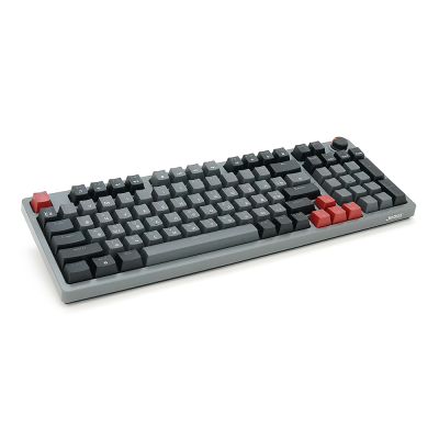 Клавіатура механічна USB JEDEL KL-114, довжина кабелю 170см, RGB підсвічування, (Eng/Укр/Рус), (405х160х45 мм), Black/Gray, 98к, Q10