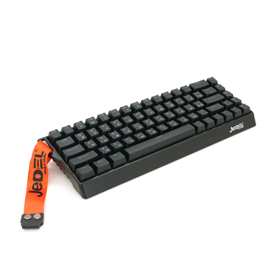 Клавіатура механічна USB JEDEL KL-166, довжина кабелю 170см, RGB підсвічування, (Eng/Укр/Рус), (370х140х55 мм), Black, 68к, Q10
