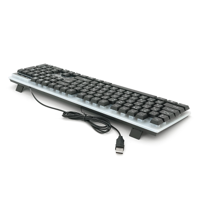 Комплект провідний KB+Mouse XSTRIKE X-1014, USB, RGB підсвічування, (Eng/Укр/Pyc), Black/White, Box
