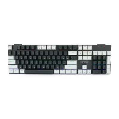 Комплект провідний KB+Mouse XSTRIKE X-1011, USB, RGB підсвічування, (Eng/Укр/Pyc), Black/White, Box Комплект провідний KB+Mouse XSTRIKE X-1011, USB, RGB підсвічування, (Eng/Укр/Pyc), Black/White, Box