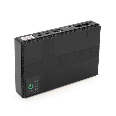 ДБЖ UPS-18W DC1018P YT44905 для роутерів/комутаторів/PON/POE-430, 5//9/12V, 1A, 10400MAh(4*2600MAh), Black, BOX