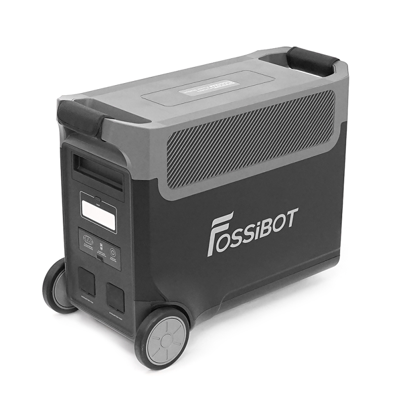 Портативна зарядна станція FOSSiBOT F3600PRO, 3600W/3840Wh LiFePO₄, MPPT до 2000W, XT60-12V/25А, 2xDC5521-12V-3A, CarPort-12V-10A, 3xAC230V, 2xUSB-A-15W, 4xUSB-C-100W, Wi-Fi, Bluetooth, заряджання 1,5 год, 609×321×475 мм, 42 кг
