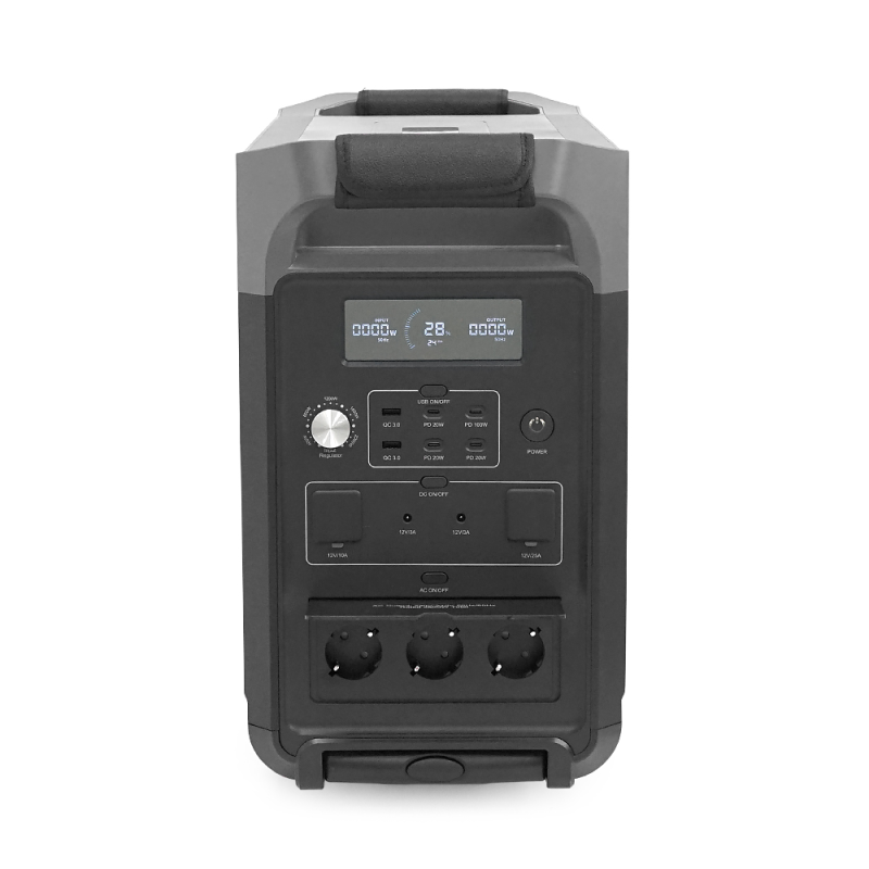 Портативна зарядна станція FOSSiBOT F3600PRO, 3600W/3840Wh LiFePO₄, MPPT до 2000W, XT60-12V/25А, 2xDC5521-12V-3A, CarPort-12V-10A, 3xAC230V, 2xUSB-A-15W, 4xUSB-C-100W, Wi-Fi, Bluetooth, заряджання 1,5 год, 609×321×475 мм, 42 кг