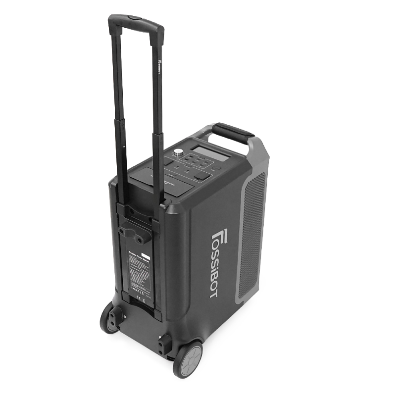Портативна зарядна станція FOSSiBOT F3600PRO, 3600W/3840Wh LiFePO₄, MPPT до 2000W, XT60-12V/25А, 2xDC5521-12V-3A, CarPort-12V-10A, 3xAC230V, 2xUSB-A-15W, 4xUSB-C-100W, Wi-Fi, Bluetooth, заряджання 1,5 год, 609×321×475 мм, 42 кг