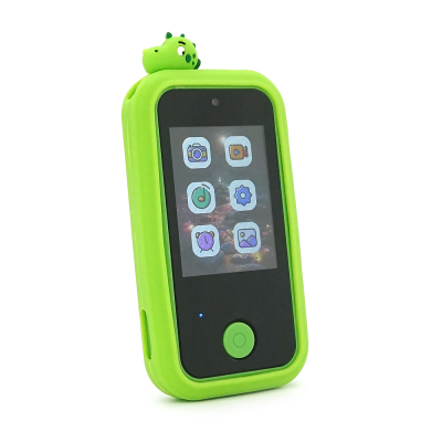 Дитячий фотоапарат H04 Зелений Динозавр, 2 камери, MP3-плеєр, вбудовані ігри, сенсорний екран IPS 2,4-дюйма, Type-C, Green, BOX