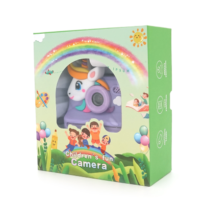 Дитячий фотоапарат S11 з функцією миттєвого термодруку Фіолетовий Єдиноріг, 2 камери, екран IPS 2,4-дюйма, Type-C, Purple, BOX