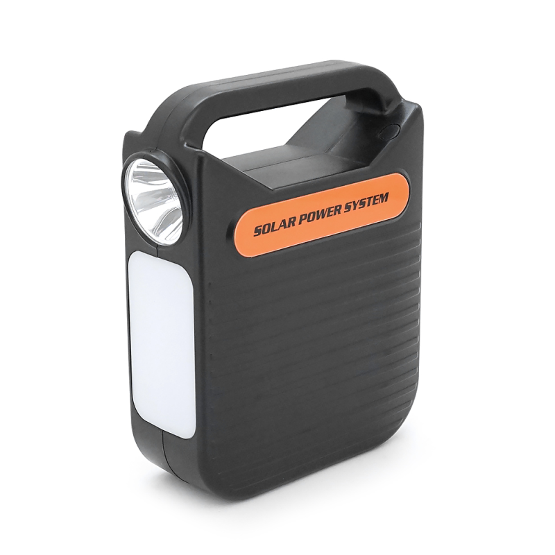 Переносний ліхтар EP-391 + Solar, Функції: PowerBank, АКБ 6V/3000mAh, 3 виносні лампочки 3W, 140х60х185мм, Box