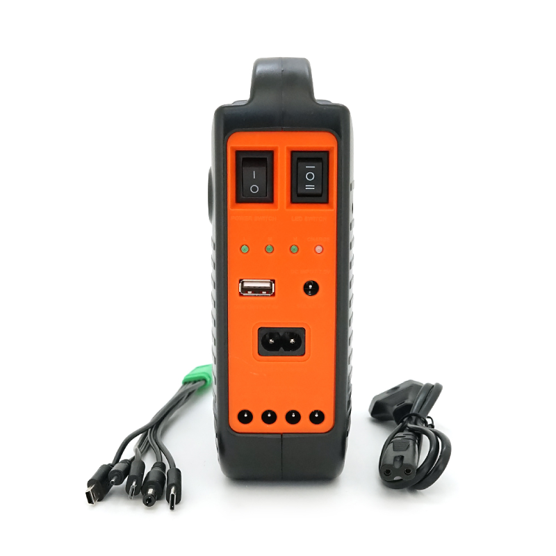 Переносний ліхтар EP-391 + Solar, Функції: PowerBank, АКБ 6V/3000mAh, 3 виносні лампочки 3W, 140х60х185мм, Box