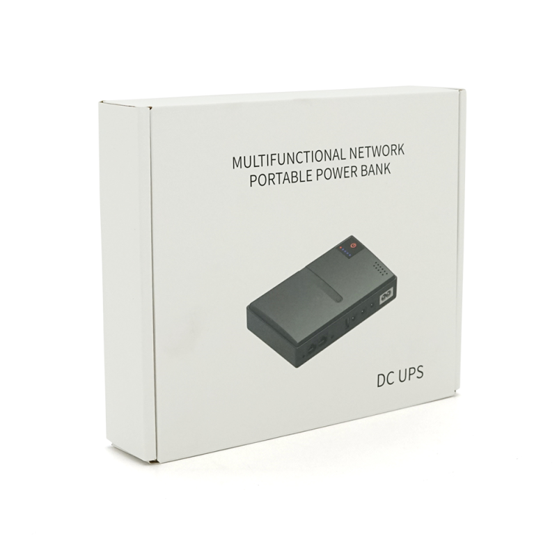 ДБЖ UPS-18W DC1018P YT45103 для роутерів/комутаторів/PON/POE-430, 5//9/12V, 1A, 10000MAh(знімні 4*2500MAh), Black, BOX