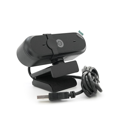 Вебкамера із мікрофоном A03, 2K 30fps, пласт. корпус, Black, BOX