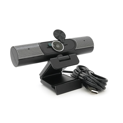 Вебкамера з мікрофоном Q7, 2K 30fps, з автофокусом, пласт. корпус, Black, BOX