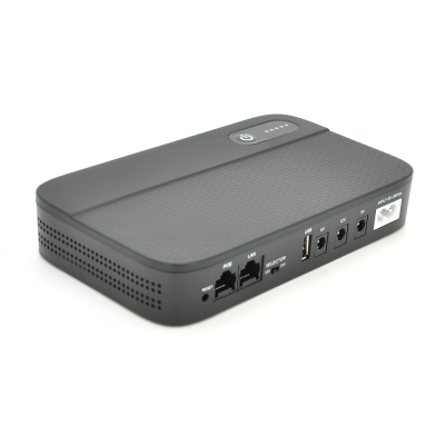 ДБЖ UPS-36W DC1036P для роутерів/комутаторів/PON/POE-430, 5/9/12V, 1A/2А, 12000мAh, Black, BOX