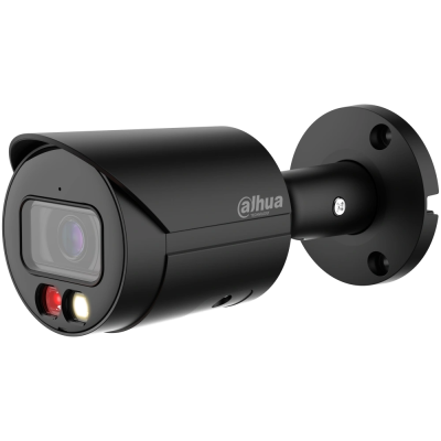 2 Mп IP камера циліндрична Smart Dual Light зі звуком та SD картою чорна DH-IPC-HFW2249S-S-IL-BE (2.8мм)