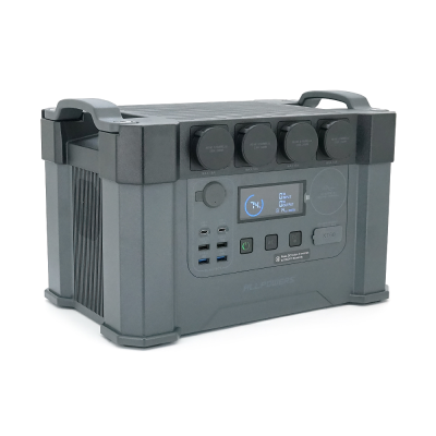Power station ALLPOWERS S2000 Pro APP Control, Wi-Fi, Bluetooth, 2400W, 1451Wh LiFePO4 3500Cycles, MPPT 650w max, CAR port, DC12/24V, 4хAC 220V, 2xUSB-TYPE-C 200W, 2xUSB-A 18W, 2xUSB-A 36W, XT60, Fast charge 60min, 375×245×250mm, 14,5kg