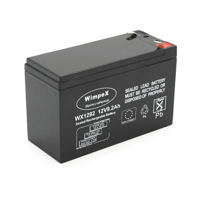 Акумуляторна батарея Wimpex 12 V 9.2 Ah (150 x 65 x 95 (100)), 2.0kg Black Q10/480