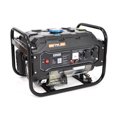 Генератор БЕНЗИНОВИЙ meFMfa G3500Е 2.8кВт (3 KVA), однофазний, 220V, 50Hz, об'єм 15л, 600х440х430, 44кг