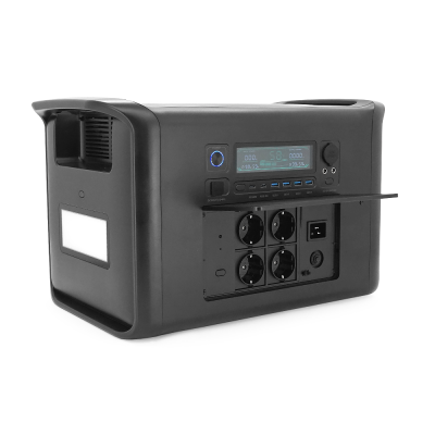 Power station CTOLITY AP2000 APP Control, 2400W, 2048Wh LiFePO4, MPPT 600W max, DC12V-5A, XT60-12V-30A, 4хAC 220, 4xUSB-18W, 2хUSB-C(100W), wireless 15W, Fast charge 120min, 483×301×301mm, 23kg