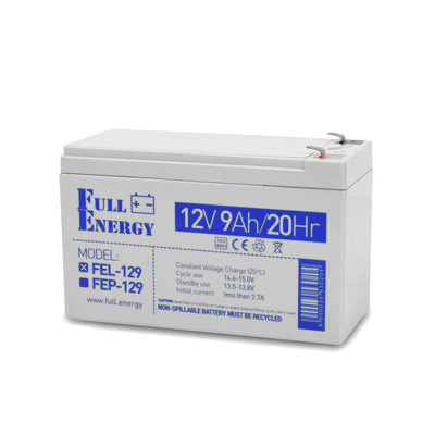 Акумуляторна батарея Full Energy GEL FEL-129, 12V/9 Ah, 151х65х94, 2,4 кг