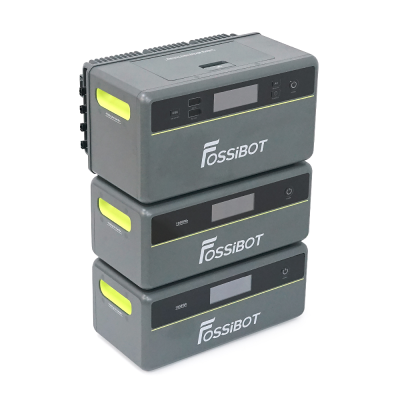 All-in-One Solar station FOSSiBOT FBP1200W+2Battery, APP Control, WiFi, 5874Wh LiFePO4 6000Cycles, MPPT 2000W max, 3хAC 220, 1xUSB-15W, 1хUSB-C(100W), Fast charge 90min, Bluetooth, Heating, IP65, -20-55°C, 476×308×751mm, 57,5kg