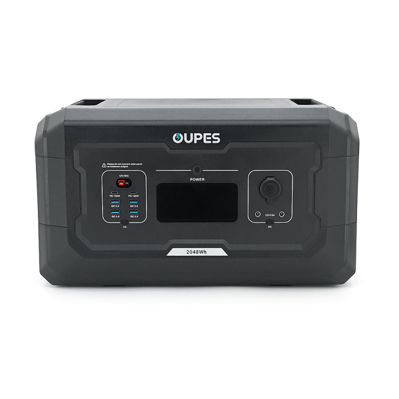 Портативний джерело живлення OUPES S3+S2, LiFePO4, 3600W, PEAK 7000W, 5120Wh, 3500 циклів, MPPT 2100 Вт, 5xAC190-250 В 16 А, 4xUSB-A -18 Вт, 2xUSB-C - 100 Вт, Anderson 12 В 30 А, IP21, 642*305*438 мм, 37,8 кг