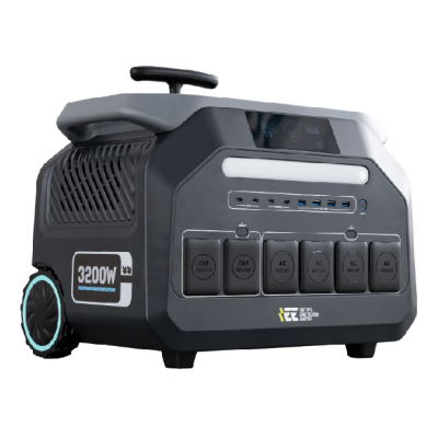 Портативна зарядна станція Singo3000, 3200W/2048Wh LiFePO₄, MPPT 1000W max, 2xDC5521-12V-8A, CarPort-12V-10A, 4xAC230V, 4xUSB-A-15W, 4xUSB 1.5 h, 4xUSB-C-100W, Wi-Fi, Bluetooth, charge 1.5 h, 445*298*371 мм,24.4 кг
