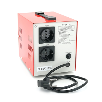 Стабілізатор напруги Conter MSER 2000 VA-V2/1600W однофазний, сервопривід, монтажу підлоги, LED дисплей, діапазон130-260V, AC230±3%, 2*Shuko, 5.2kg, Q2 Стабілізатор напруги Conter MSER 2000 VA-V2/1600W однофазний, сервопривід, монтажу підлоги, LED дисплей, діапазон130-260V, AC230±3%, 2*Shuko, 5.2kg, Q2
