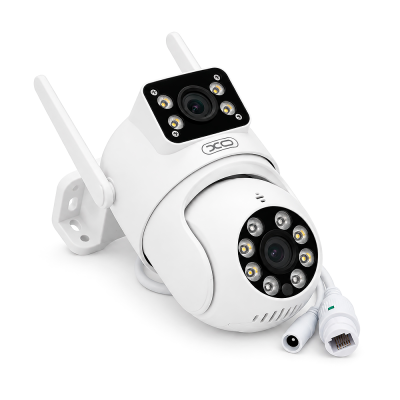 4 Мп поворотна вулична відеокамера XO CR06 Star 400W Pixel WiFi + Bluetooth CareCam, 158×108×108 мм, 364 г 4 Мп поворотна вулична відеокамера XO CR06 Star 400W Pixel WiFi + Bluetooth CareCam, 158×108×108 мм, 364 г